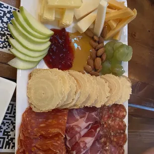 Meat and cheese board