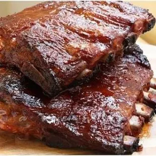 ribs, food, bbq ribs