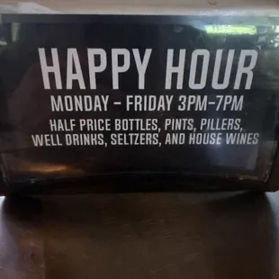 Solid Happy Hour!