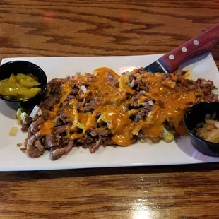 The Philly cheese steak without the roll! Spread the word!
