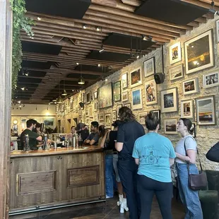 Inside, a bit crowded and not the best amount of seating