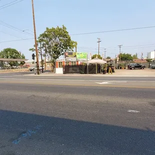 a bicycle parked on the side of the road