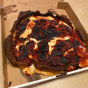 a pizza in a box