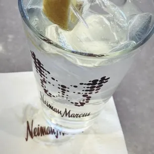 Water to stay hydrated  Lemon Slice a must