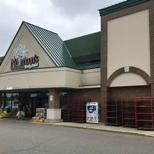 the front of the store