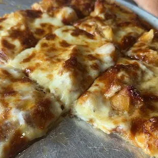 Fire Roasted Peach Pizza