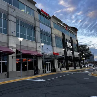 the outside of the building