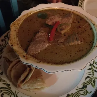 Flank Steak Green Curry