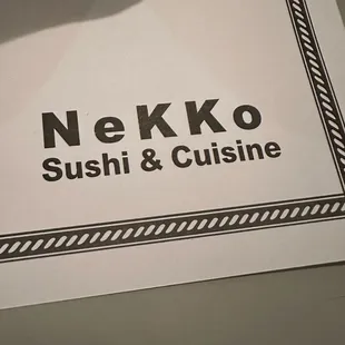 So I wouldn't forget the name!