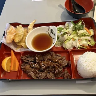 Beef teriyaki lunch special