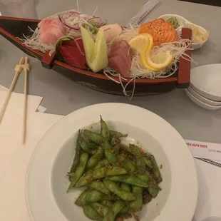 Spicy Garlic Edamame