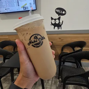 Large neko coffee $5.50
