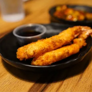 Shrimp tempura.