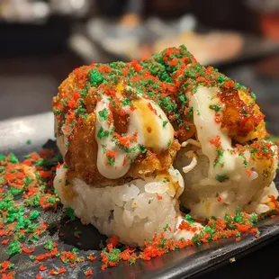 Popcorn lobster roll