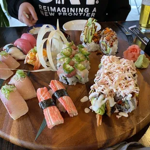 food, sushi and sashimi
