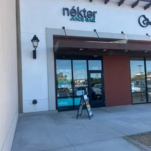 outside