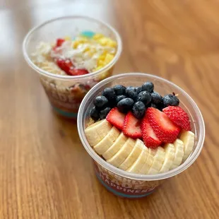 Acai Banana Berry and Acai Mango