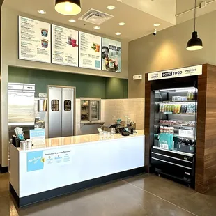 Counter Area and Takeout Case