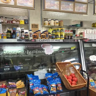 a variety of food items