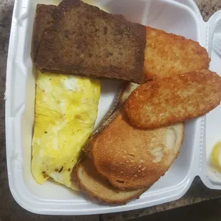 Scrapple platter