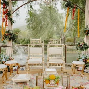 Bay Area Indian Wedding Decorations - Ceremony Decor in Sunol