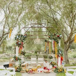 Bay Area Indian Wedding Decorations - Ceremony Decor in Sunol