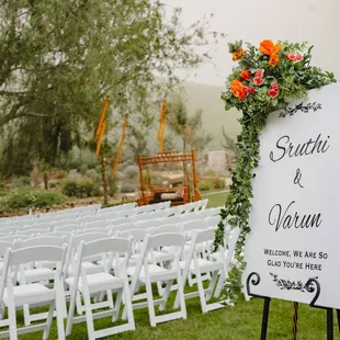 Bay Area Indian Wedding Decorations - Ceremony Decor in Sunol