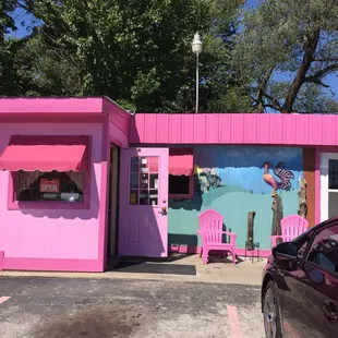 Good photo op. Should've just stayed outside.