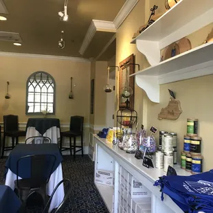 a view of the dining room