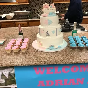 My beautiful baby shower cake!