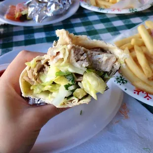 No schwarma to my chicken