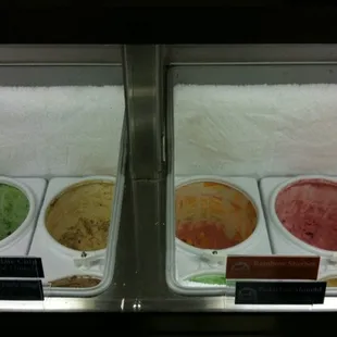 different flavors of ice cream