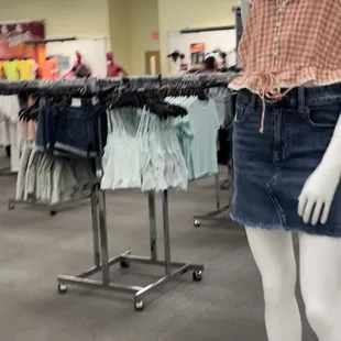 Tops, shorts, whatever you want...colorful lovely displays