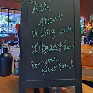 Rent the library for your next event!