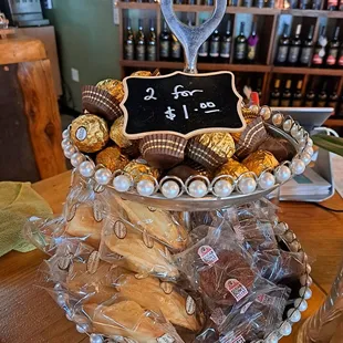 Sweet treats for sale. 2 for $1.