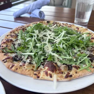 Portabella Arugula Thin Crust Pizza