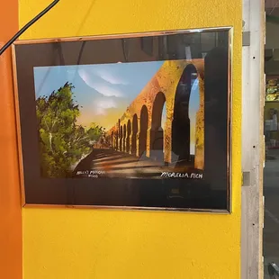 Art inside the little restaurant 12/11/21