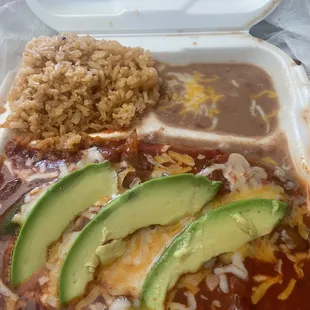 Theirs a Chile Relleno underneath all that goodness! Best i've ever had.