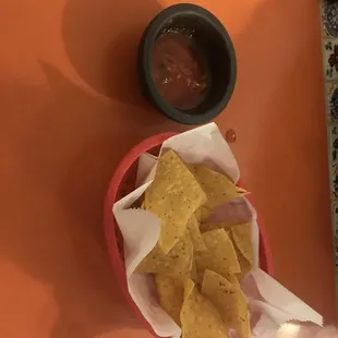 The salsa was good.