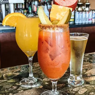 &quot;Ultimate&quot; Bloody Mary and Mimosa.