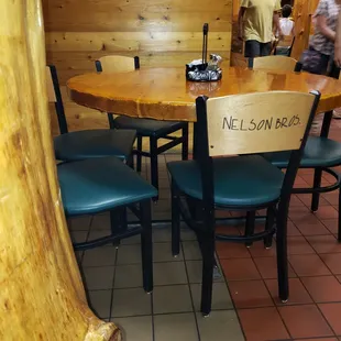 Inside the restaurant