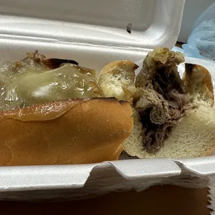 Philly Beef &amp; Cheese 3/5 looks  taste