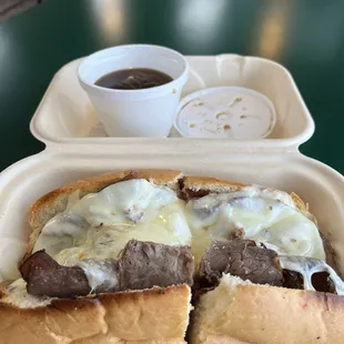 Philly beef &amp; cheese