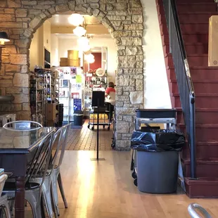 Looking into little shop