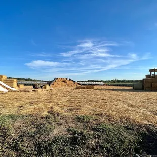 Hay playground