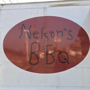 The sign was designed by his daughter when she was six years old, how cool!