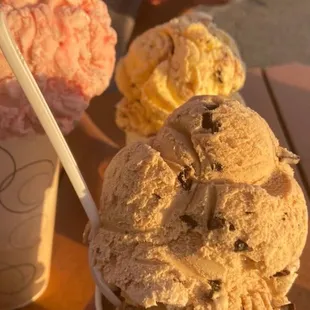 Delicious ice cream in massive quantities
