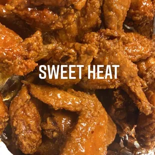 chicken wings and fried chicken