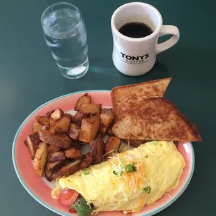 Two Egg Veggie Omelette