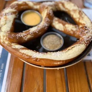 Hot Bavarian Pretzel